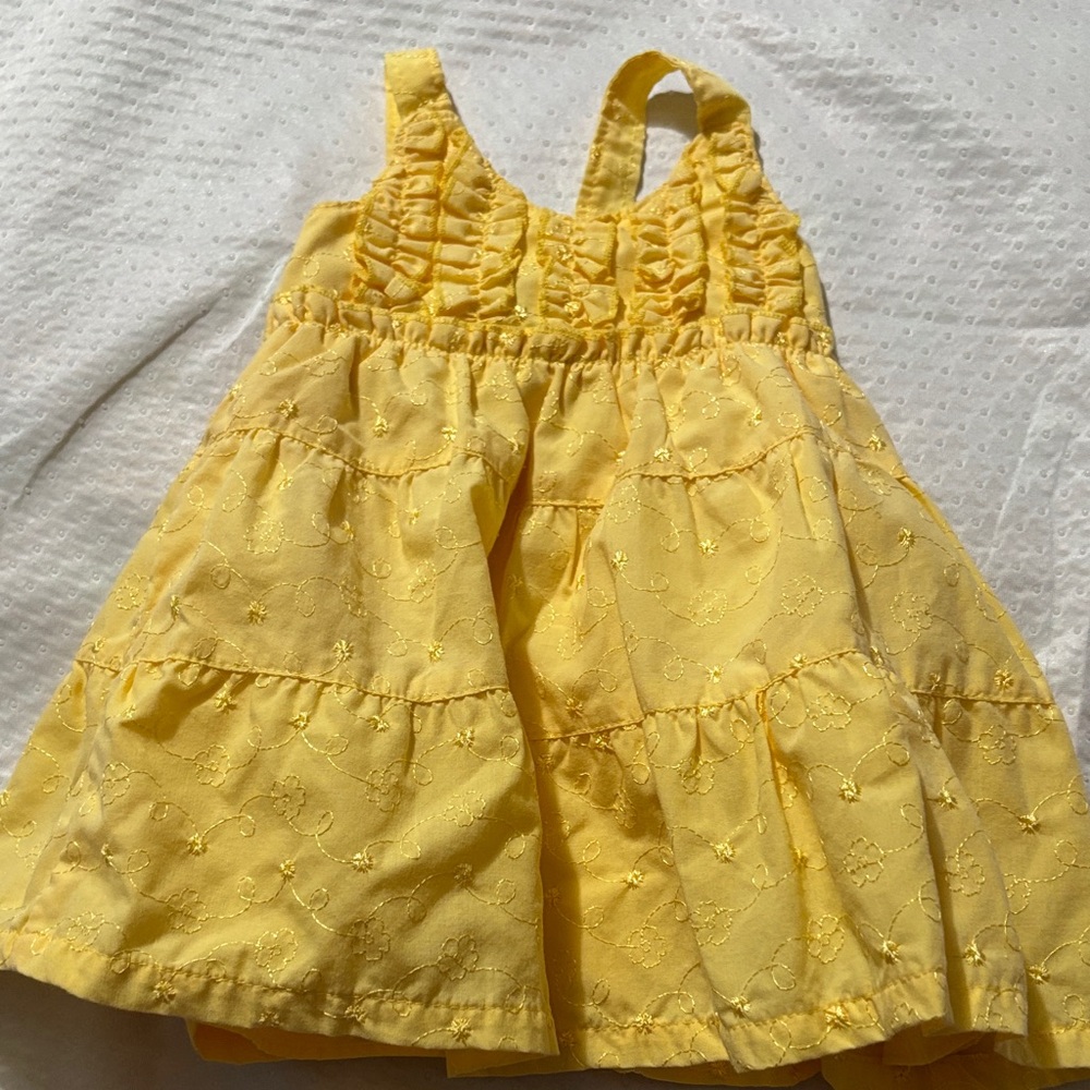 Sunny Yellow Kids Dress